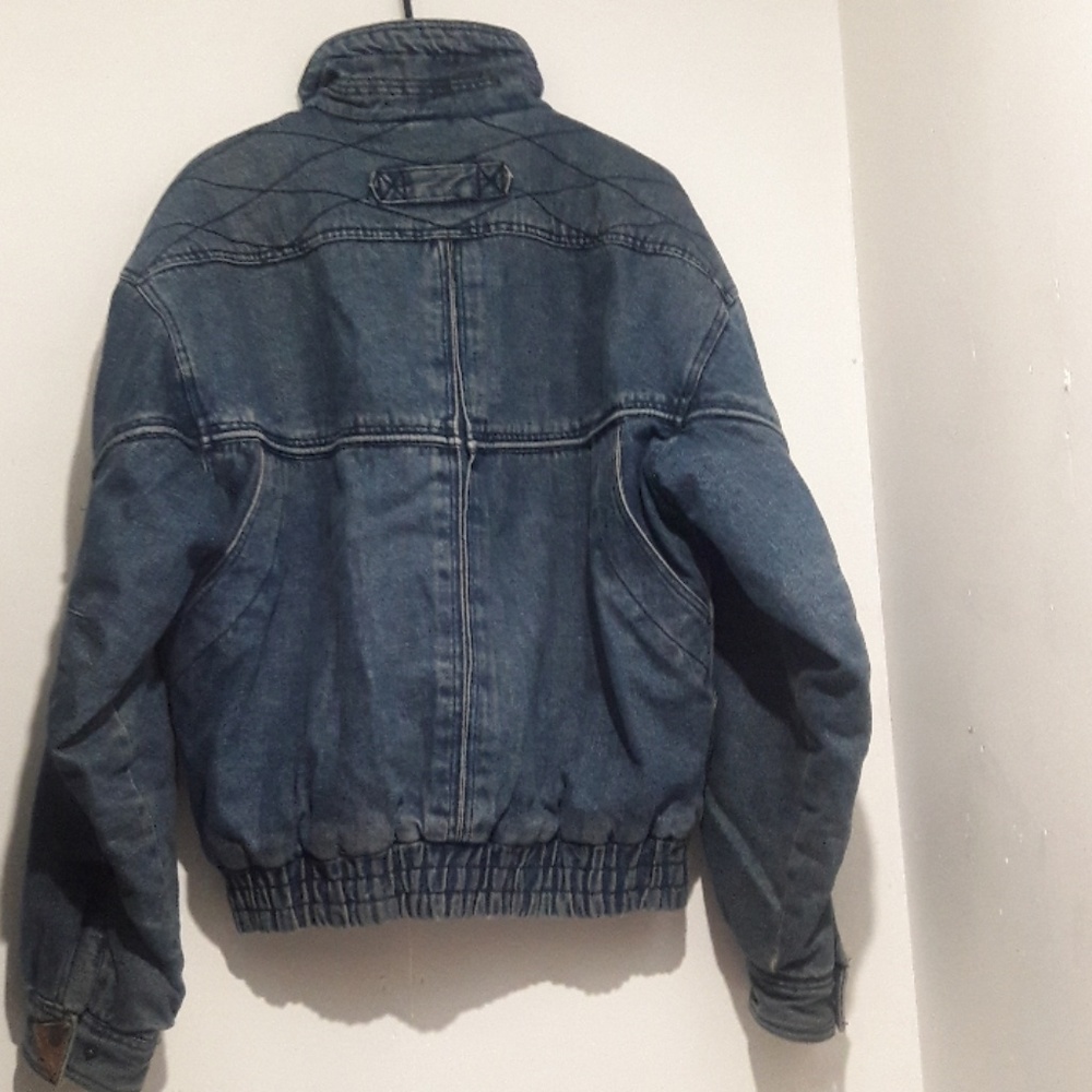 Vintage Padded Denim Jacket - Picture 2 of 6
